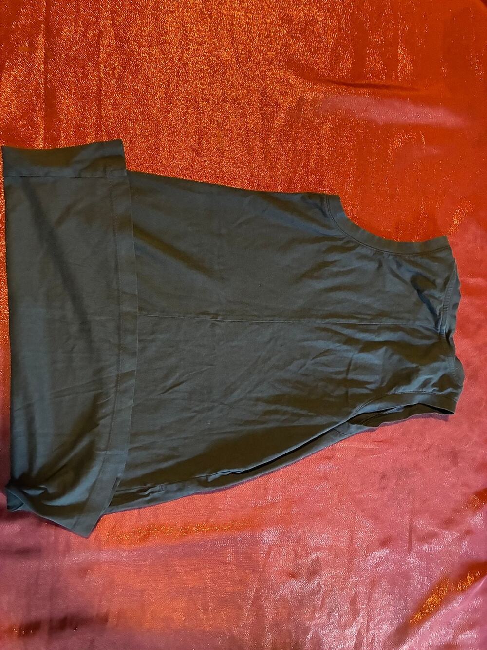 Old Navy Tank Womens XS Sleeveless Tunic Top Layered Hem Black